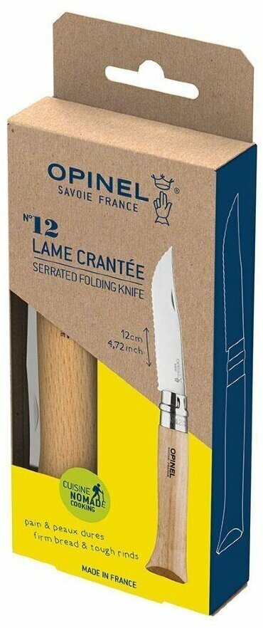 Нож перочинный Opinel 12VRI (001084) 280мм дерево - фото №12