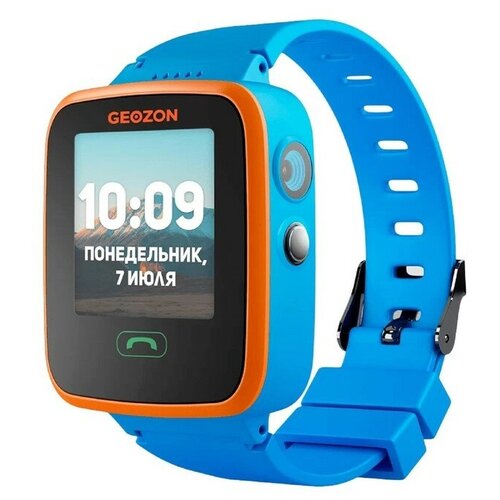 Детские смарт-часы Geozon Aqua G-W04BLU 144 IPS SIM камера GPS 600 мАч синие 943800₽