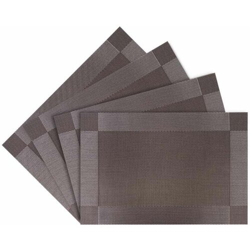 Набор салфеток сервировочных Zapel Frame 4шт серых 720₽