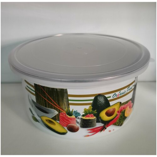 Салатник цилиндрический с крышкой 1,9л, Керчь, арт.42404-532/4.03