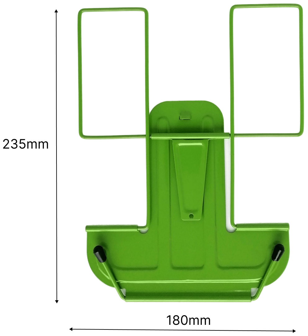 Подставка для книг, учебников и тетрадей, металлическая, зеленая