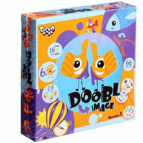 Настольная игра Двойная картинка, серия Doobl Image, круглые карты детская настольная игра найди быстрее всех серия doobl image cube
