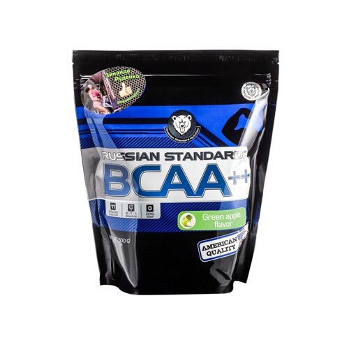 BCAA RPS Nutrition BCAA++ 8:1:1, зеленое яблоко, 500 гр. аминокислотный комплекс rps nutrition bcaa 8 1 1 зеленое яблоко 500 гр