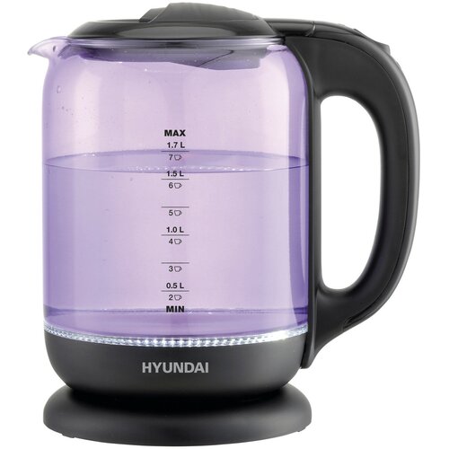 Чайник Hyundai HYK-G5809 фиолетовый/черный