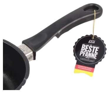 Сковорода глубокая индукционная AMT Frying Pans Titan 24см - фото №2