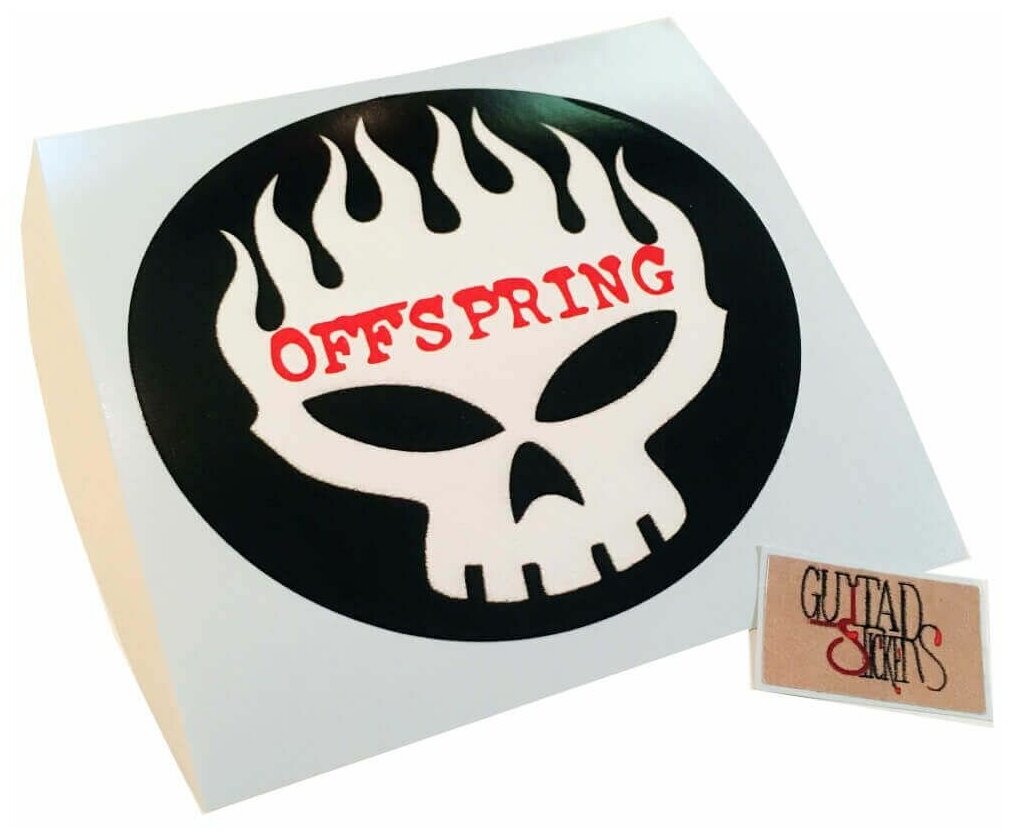 Виниловая наклейка на гитару "The Offspring 2"