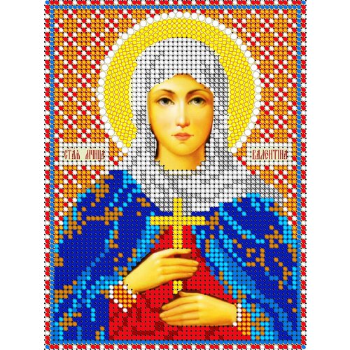 Алмазная мозаика икона Святая Валентина 17*23 см