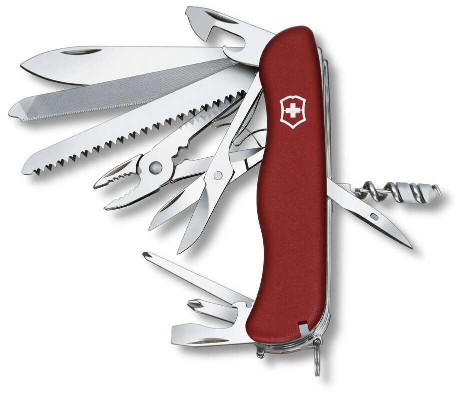 Нож многофункциональный VICTORINOX Work champ красный