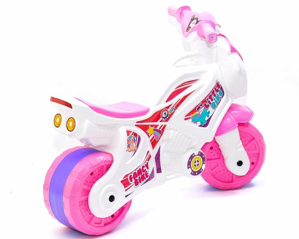 Толокар ТехноК Мотоцикл, розовый (6368) - фото №2