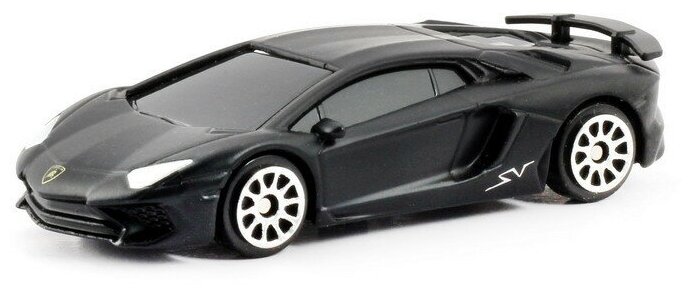 Машинка металлическая Uni-Fortune RMZ City 1:64 Lamborghini Aventador LP 750-4 Superveloce (цвет черный матовый)