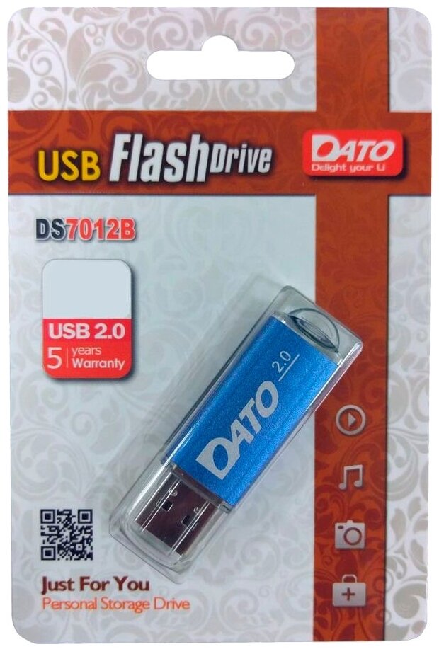 32Gb Dato Ds7012b blue USB 2.0 Ds7012b-32g