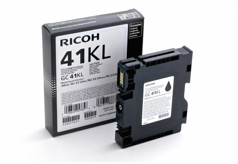 Картридж Ricoh GC 41KL Чёрный. 600 страниц.