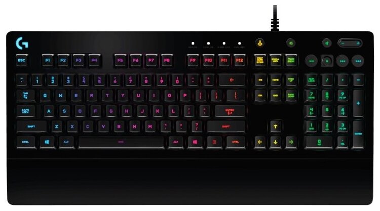 Клавиатура Logitech G G213 Prodigy RGB Gaming Keyboard Black USB (920-008092)