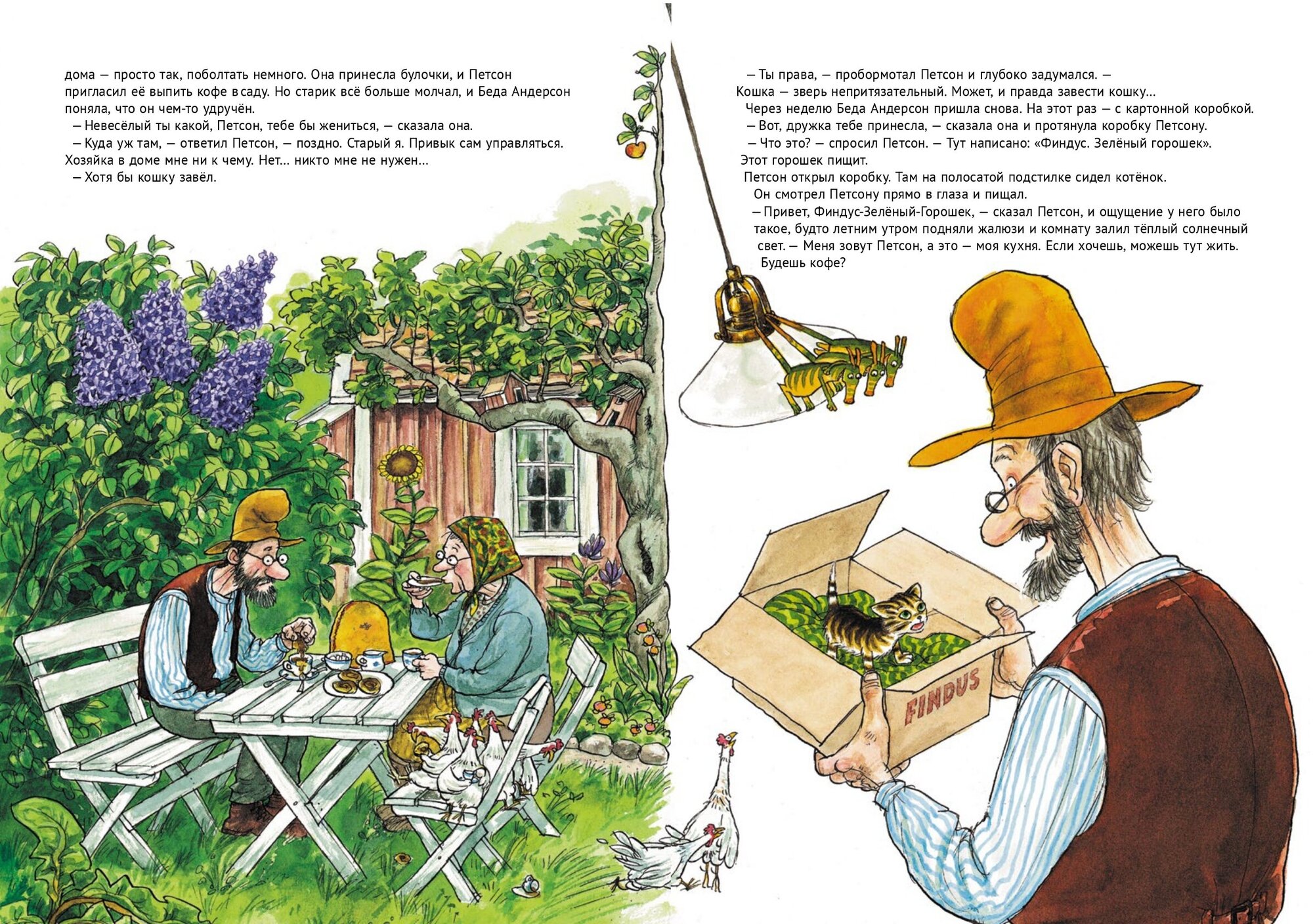 Книга История о том, как Финдус потерялся, когда был маленьким - фото №5