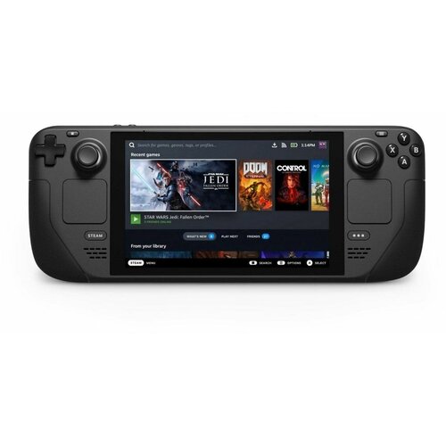 Игровая приставка Valve Steam Deck 64 ГБ SSD черный Европа наша вилка полная комплектация 6399000₽