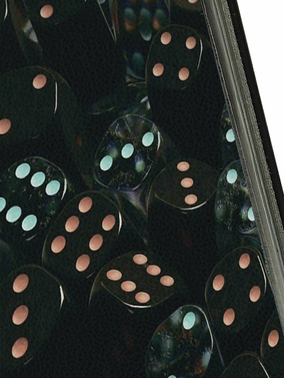 Чехол-книжка Сине-красные кости на Xiaomi Mi 9T / Mi 9T Pro / K20 / K20 Pro / Сяоми Ми 9Т / Ми 9Т Про черный