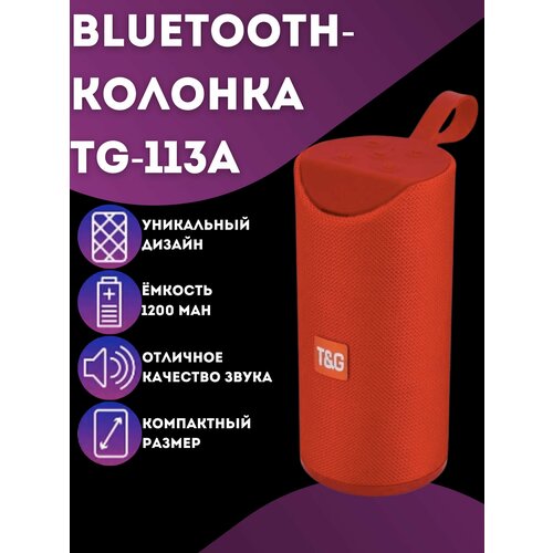 Bluetooth-Колонка TG-113А / Портативная колонка / Блютуз / Портативная акустика T&G TG-113А