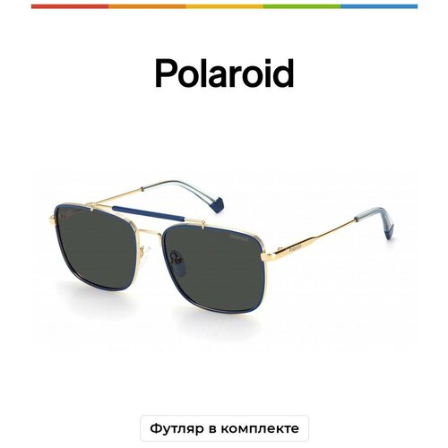 Polaroid Солнцезащитные очки POLAROID PLD 2111/S 2M2, цвет GREY PZ [PLD-2039222M257M9]