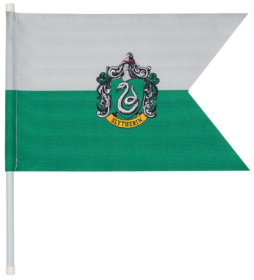 Sihir Dukkani Флаг Гарри Поттер Слизерин FLS27, зелeный - фотография № 1