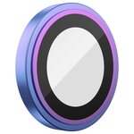 Защитное стекло на камеру BlueO Camera lens Armor metal для iPhone 15 Pro Max 3 шт. Colorful (+installer) - изображение