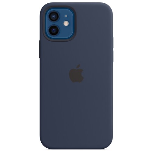фото Чехол-накладка apple magsafe силиконовый для iphone 12/iphone 12 pro темный ультрамарин