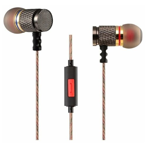 Наушники Knowledge Zenith EDR1 mic, mini jack 3.5 mm, черный