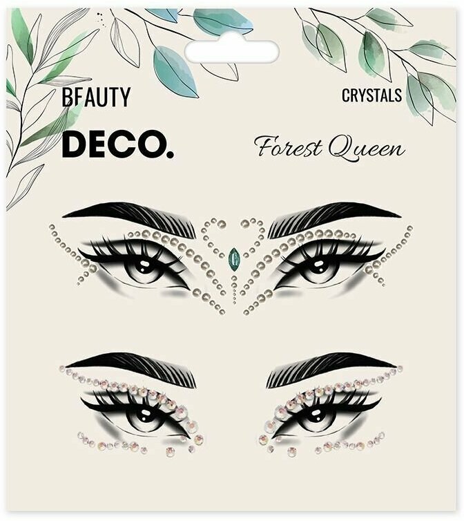 Кристаллы для лица и тела DECO. FLORAL by Miami tattoos (Forest Queen)