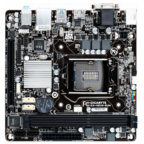 Материнская плата GIGABYTE GA-H81N-D2H