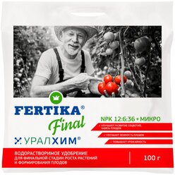 Удобрение FERTIKA (Фертика) Final (Финал), 0.1 кг, количество упаковок: 1 шт.