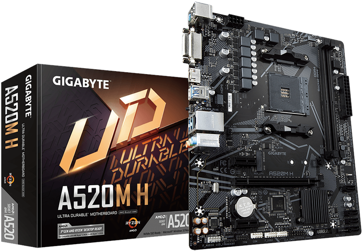 М/плата GigaByte A520M H