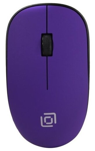 Мышь Oklick 515MW черный/пурпурный беспроводная USB (1083058)