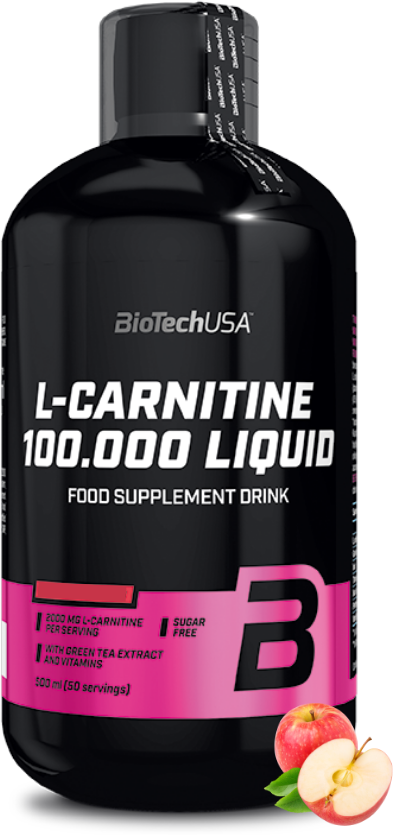 BioTechUSA L-Carnitine 100.000 мг. 500 мл, яблоко