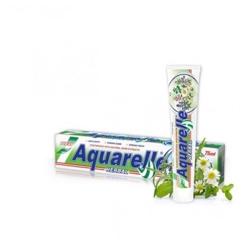 Aquarelle 75 зубная паста Herbal