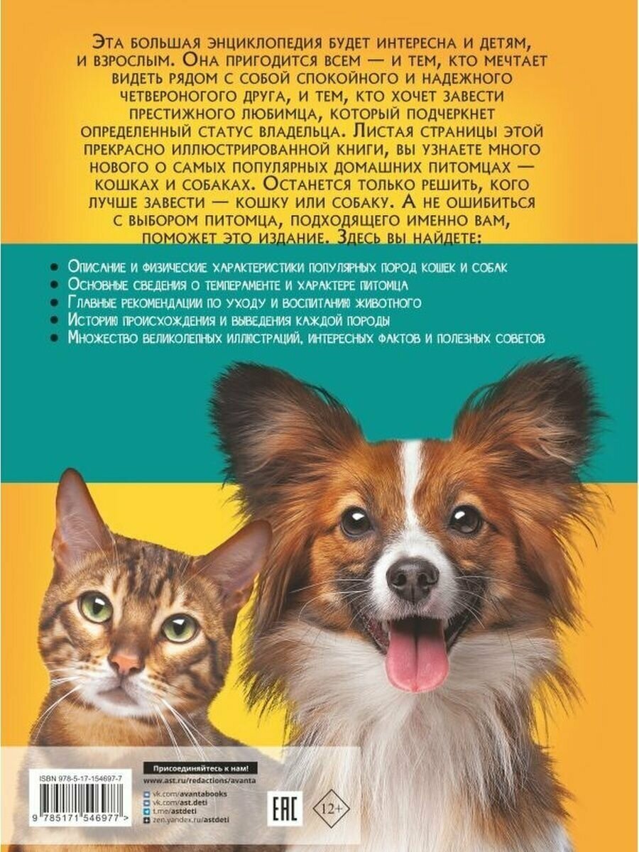 Большая энциклопедия о кошках и собаках - фото №12