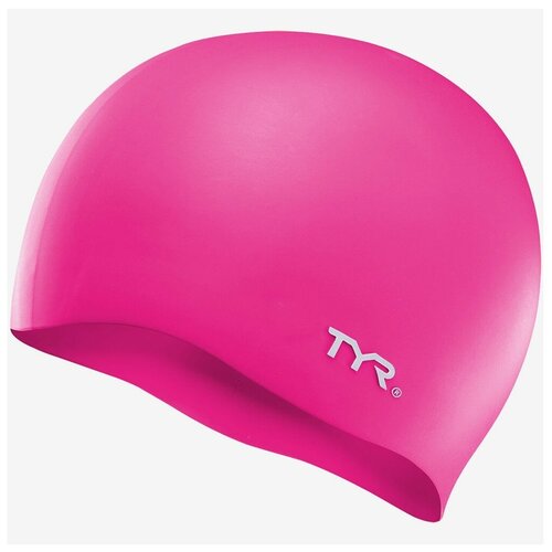 фото Шапочка для плавания wrinkle free silicone cap, силикон, lcs/693, розовый tyr