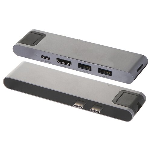 Хаб USB Baseus Thunderbolt C Pro Grey CAHUB-L0G 1197000₽