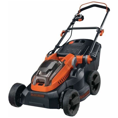 Газонокосилка аккумуляторная BLACK+DECKER CLM3820L1-QW, 38см, несамоходная, 2Ач