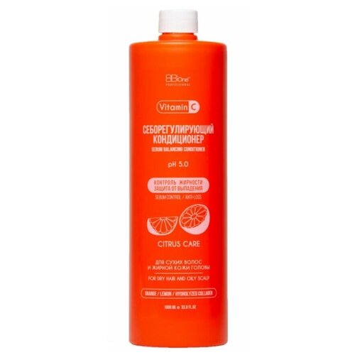 BB one Кондиционер себорегулирующий SEBUM BALANCING CONDITIONER для жирной кожи головы CITRUS CARE 1000мл