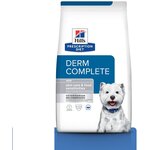 Сухой диетический корм для взрослых собак мелких пород Hill's Prescription Diet Derm Complete Mini при аллергии, 1 кг - изображение
