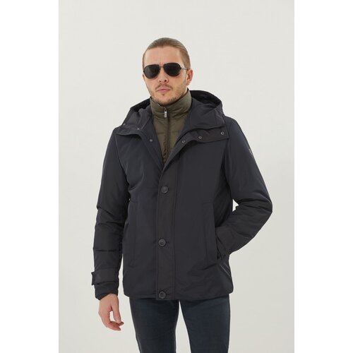 фото Куртка madzerini, размер 50, черный