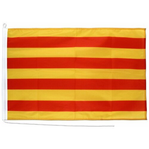 флаг дании на яхту или катер 40х60 см Флаг Каталонии на яхту или катер 40х60 см