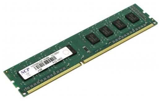 Модуль памяти DIMM DDR3 4096Mb, 1600Mhz, NCP (NCPH9AUDR-16M58)