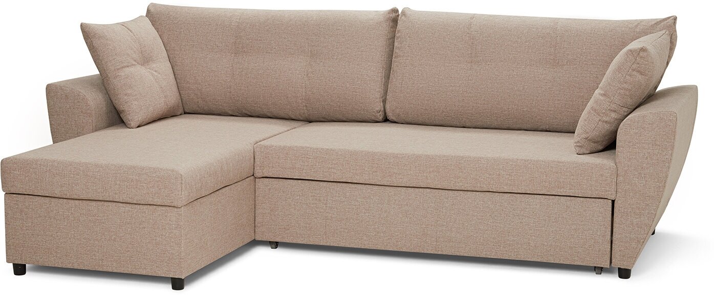 Угловой диван-кровать Hoff Марли, универсальный угол, цвет бежевый