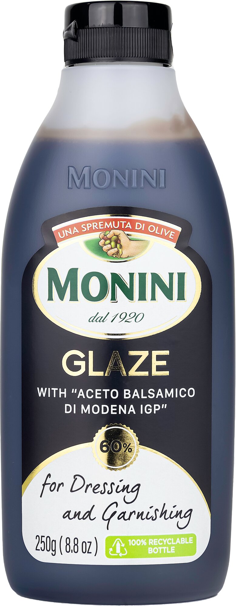 Соус бальзамический Monini Balsamic Glaze глазурь 250 г - фото №1