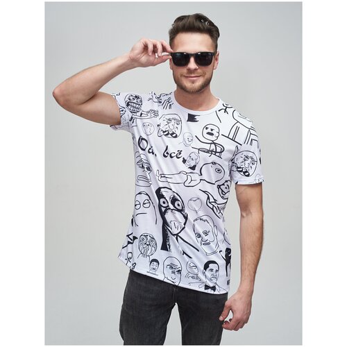 фото Футболка memes/ мужская футболка с принтом/ ой всё yv