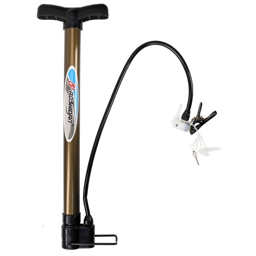 Насос велосипедный 43 см металлпластик с насадками в пакете Арт AN01055 77800₽