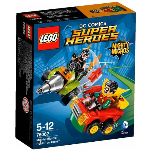 LEGO DC Super Heroes 76062 Робин против Бэйна, 77 дет.