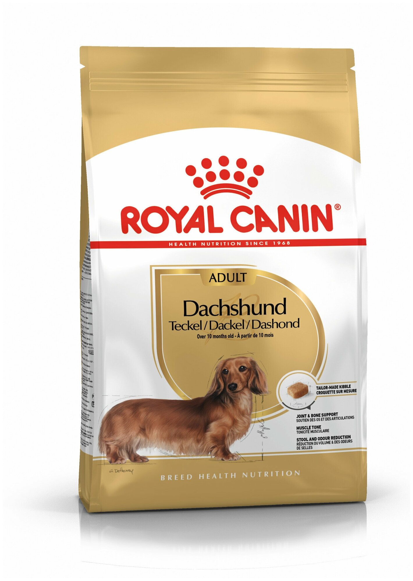 Корм сухой ROYAL CANIN полнорационный для взрослых собак породы такса 1,5 кг х 2 шт