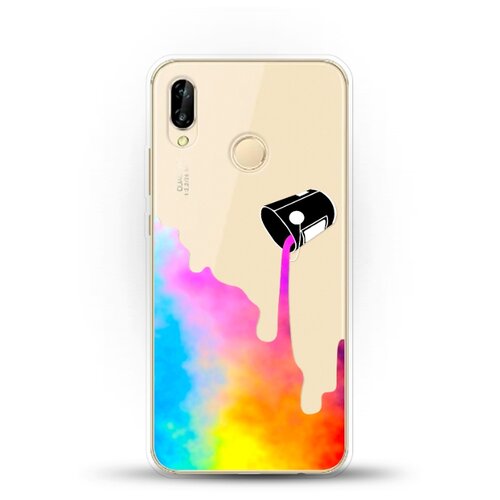 фото Силиконовый чехол краски на huawei p20 lite andy & paul