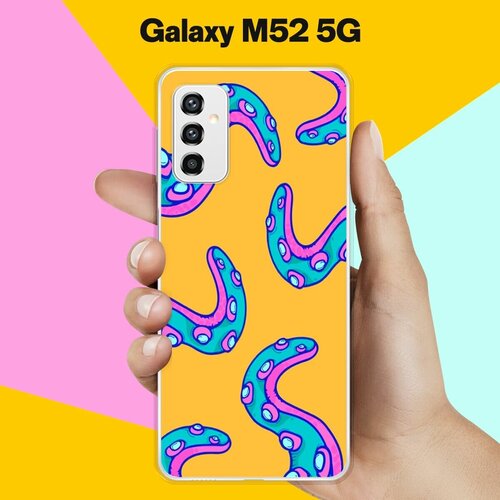 Силиконовый чехол на Samsung Galaxy M52 5G Осьминог / для Самсунг Галакси М52 силиконовый чехол на samsung galaxy m52 5g дракон для самсунг галакси м52